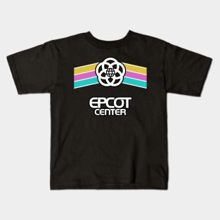 EPCOT Center Stripes Logo Shirt Kids T-Shirt